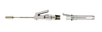 Abb. 2: ILA-Injektionssystem VarioJect INTRA in Kombination mit VarioSafe Ampullenhalter (Pajunk, Geisingen).